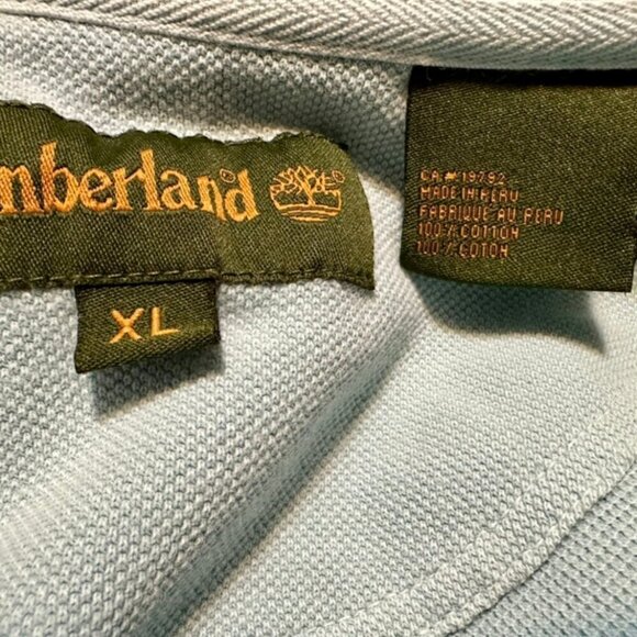 Timberland Men's Chest Logo Short Sleeve Polo Shirt Size XL - Picture 9 of 9